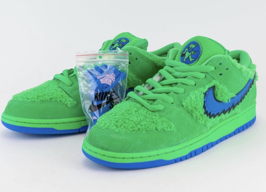 Grateful Dead Nike SB Dunk Low Green Bear CJ5378-300 Release Grateful Dead Nike SB Dunk Low Green Bear CJ5378-300 Release