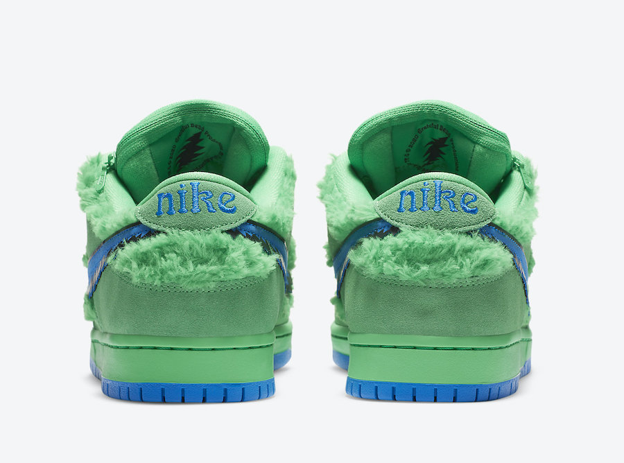 Grateful Dead Nike SB Dunk Low Green Bear CJ5378-300 Release Info