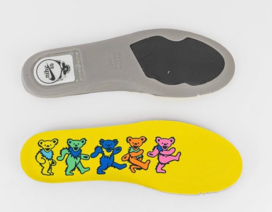 Grateful Dead Nike SB Dunk Low Yellow Bear CJ5378-700