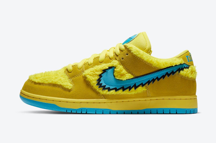 Grateful Dead Nike SB Dunk Low Yellow Bear CJ5378-700 Release Info Grateful Dead Nike SB Dunk Low Yellow Bear CJ5378-700 Release Info