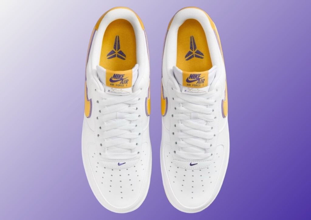 Kobe Bryant Nike Air Force 1 Low White Varsity Maize FZ1151-100